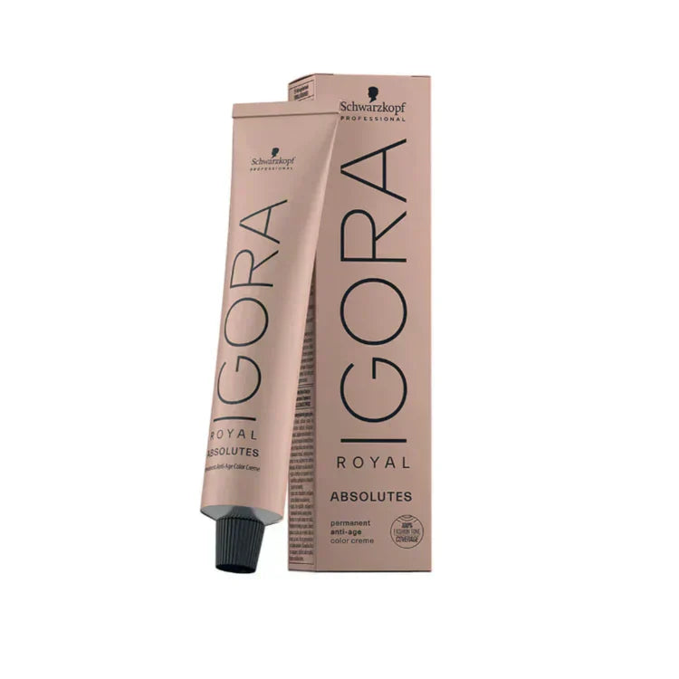 Schwarzkopf Professional Igora Royal Absolutes Permanent Color Creme (6-60), Dark Blonde Chocolate Natural - Indicrest