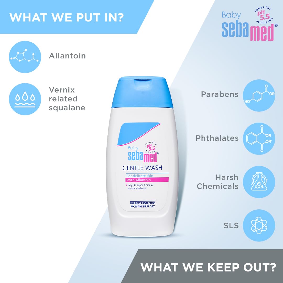Sebamed Baby Gentle Wash, 200ml Buy at Indicrest Image 3