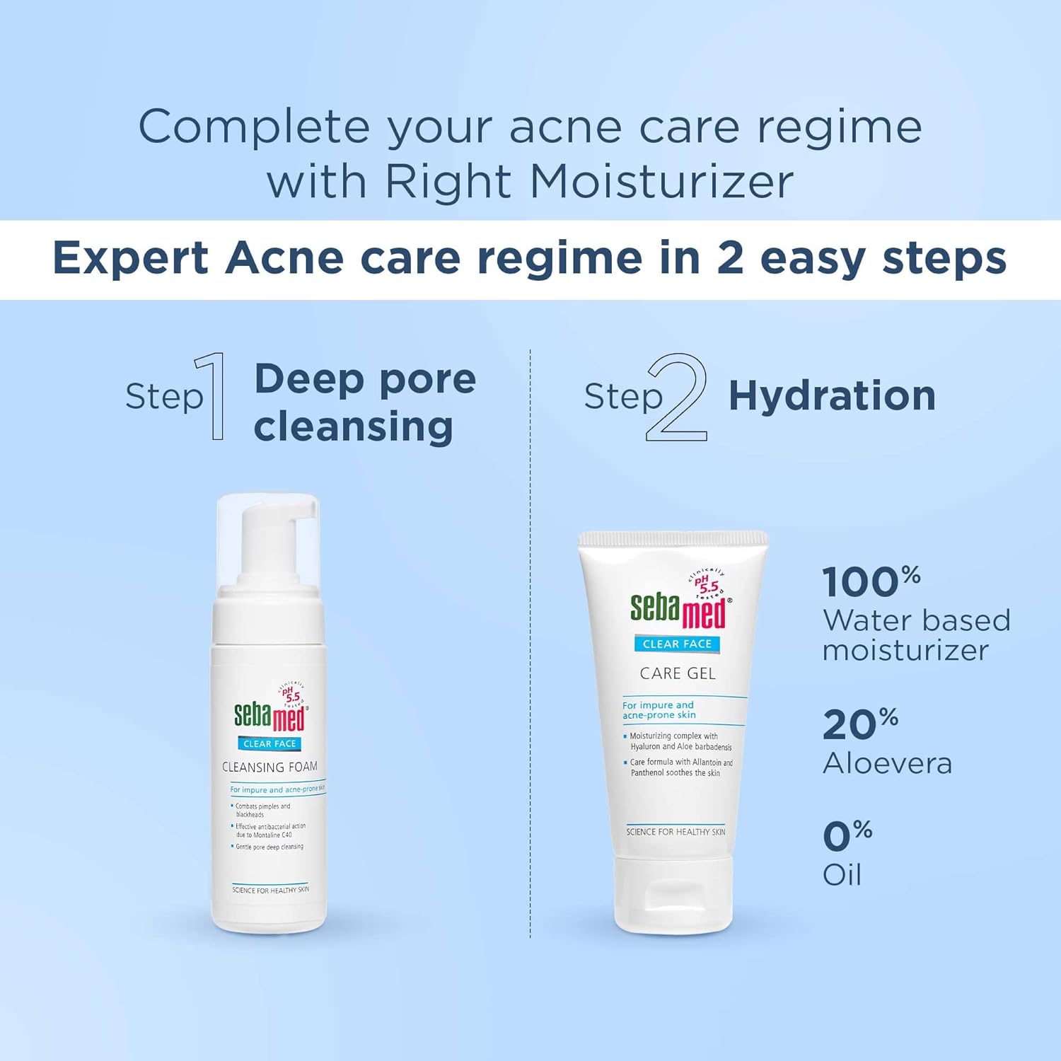 Sebamed Clear Face Cleansing Foam for Acne-Prone Skin - (50ml)9