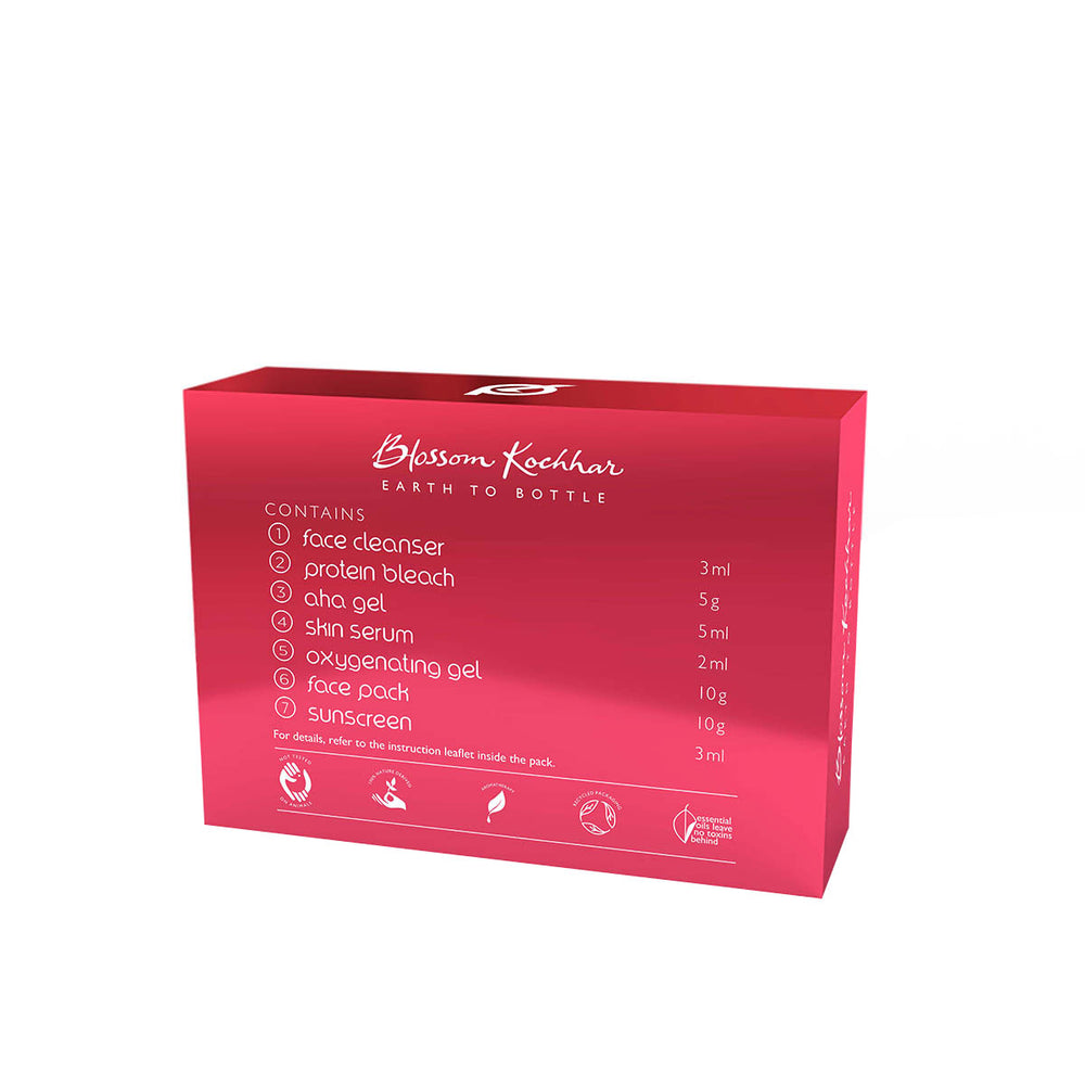 Skincare Facial Kit with Rose Oil and Vitamin C