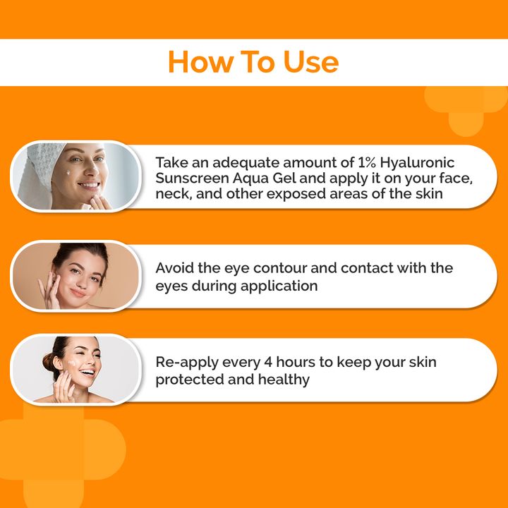 The Derma Co. 1% Hyaluronic Sunscreen Aqua Gel, 50g – SPF 50+ PA++++ Buy at Indicrest Image 5