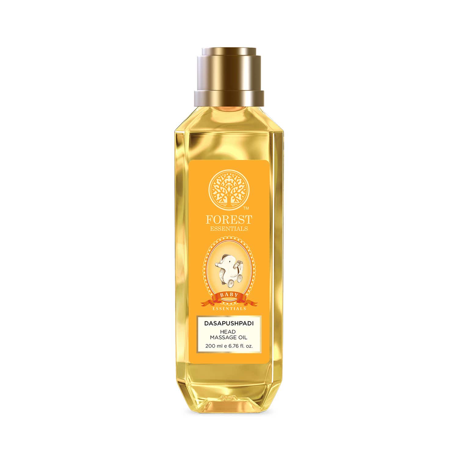 Forest Essentials Baby Head Massage Oil Dasapushpadi - Ayurvedic Natural Hair Oil for Babies, 200ml, Buy from Indicrest
