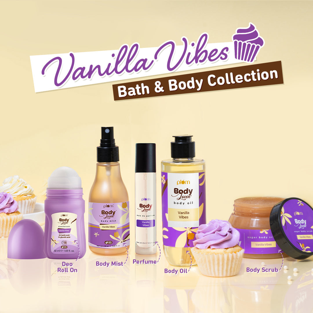 Plum Vanilla Vibes Body Wash by Plum BodyLovin' | SLS-Free | Hydrating Formula | Warm Vanilla Fragrance | Aloe-Infused Body Wash, 240ml Buy at Indicrest Image 13