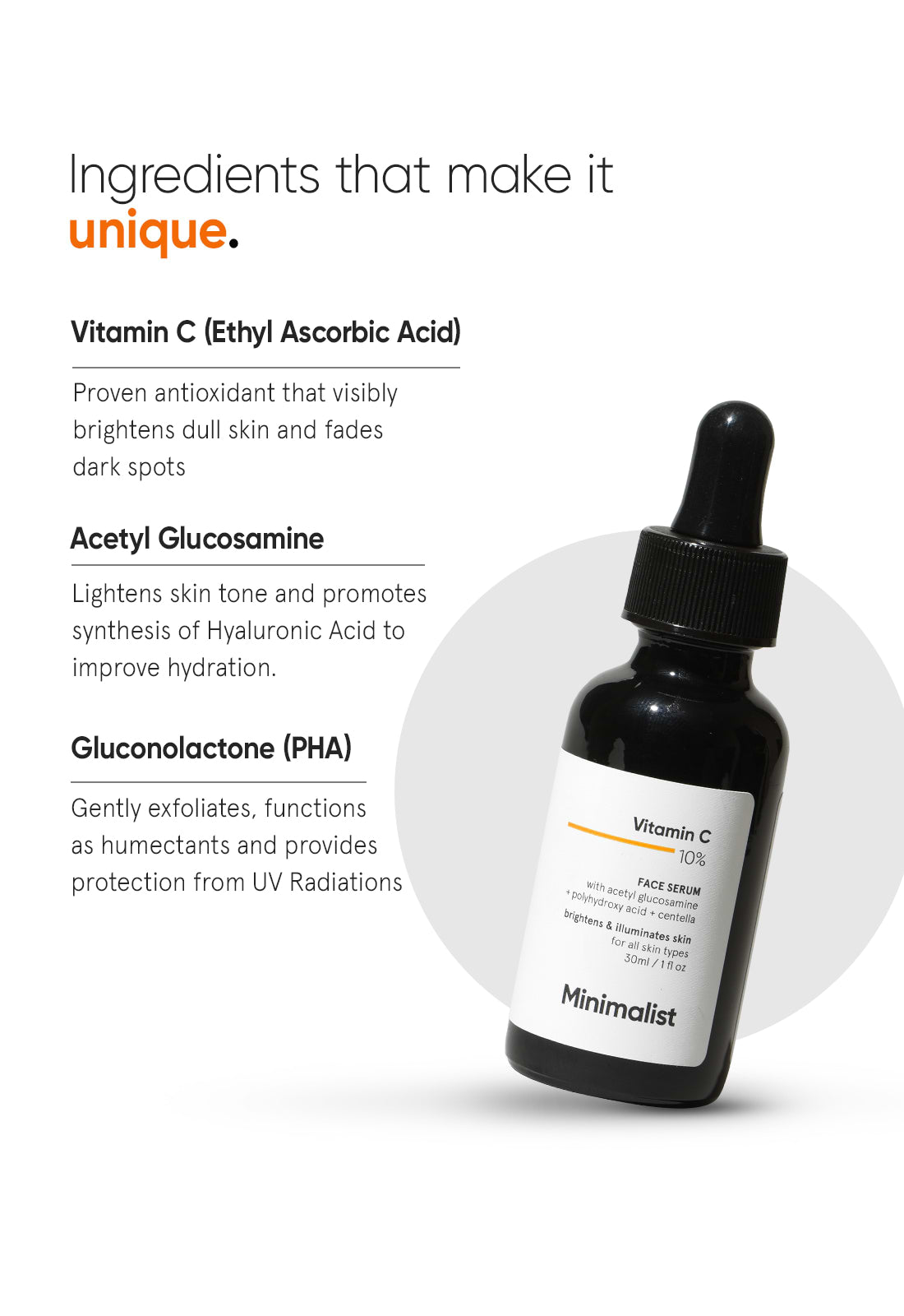 Minimalist Vitamin C Face Serum - Indicrest Buy at Indicrest Image 4