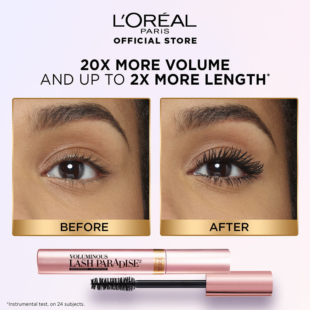 L'Oreal Paris Voluminous Lash Paradise Mascara - 204 Blackest Black, 7.6ml Buy at Indicrest Image 3