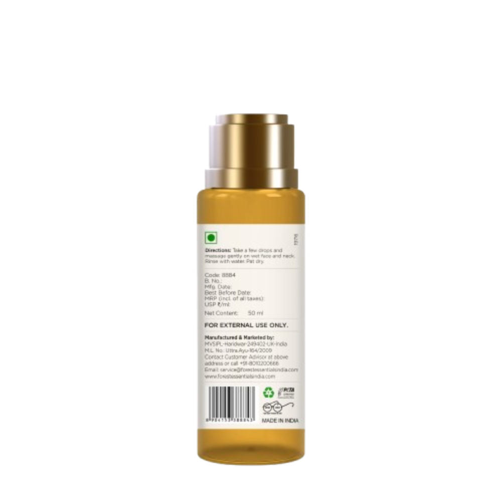 Forest Essentials Delicate Facial Cleanser Mashobra Honey Lemon & Rosewater Dry Skin, 50ml