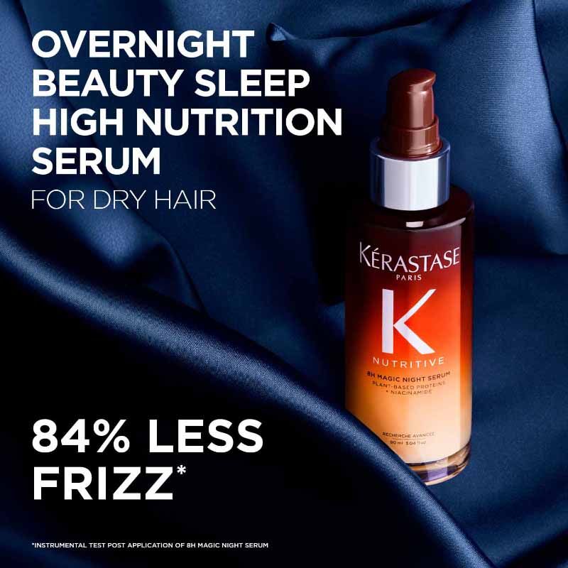 Kerastase Nutritive 8H Magic Night Hair Serum, Overnight leave-in serum, enriched with Niacinamide, 90ml