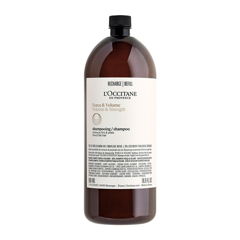 L'Occitane Volume & Strength Shampoo Refill, 500ml, Buy from Indicrest