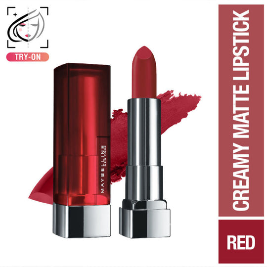 Maybelline New York Color Sensatiol Creamy Matte Lipstick, Lasts Up To 12H - Rich Ruby, 3.9g Buy at Indicrest