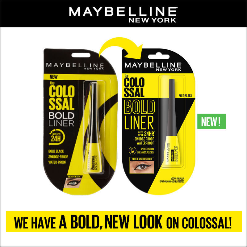 Maybelline New York The Colossal Bold Liner, Smudgeproof & Waterproof Eyeliner - Bold Black, 3ml Buy at Indicrest Image 2