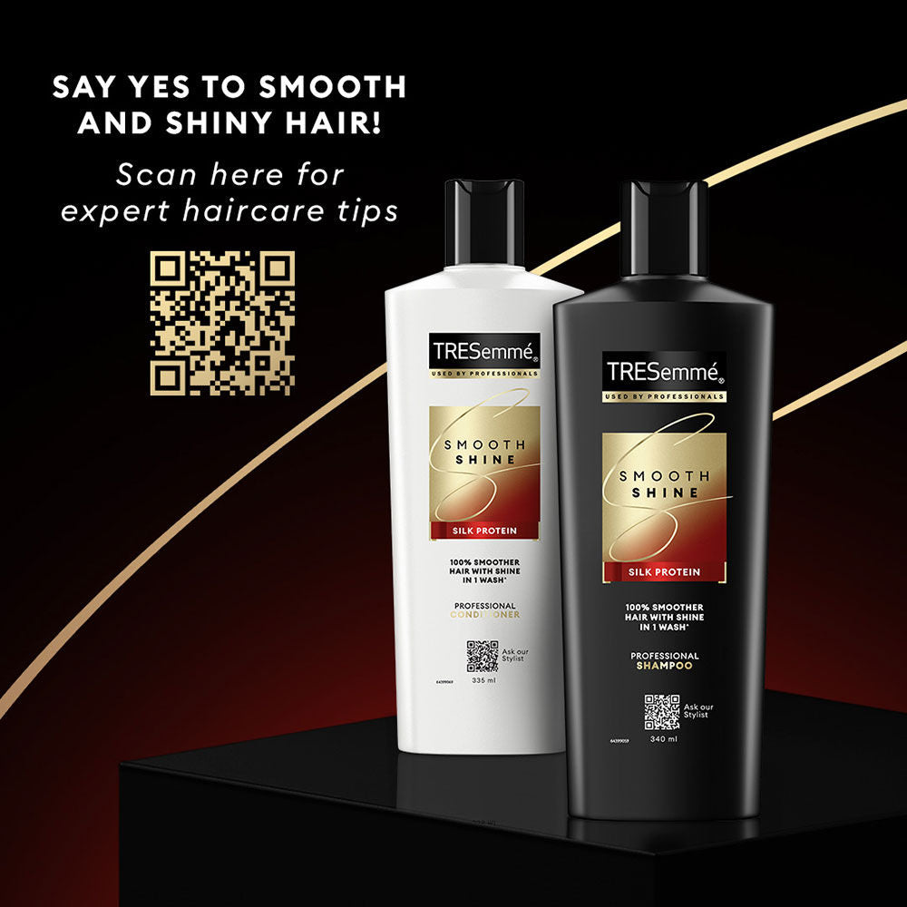 TRESemme Smooth & Shine Conditioner with Biotin & Silk Protein Deeply Moisturizes Dry & Frizzy Hair, 335ml Buy at Indicrest Image 9
