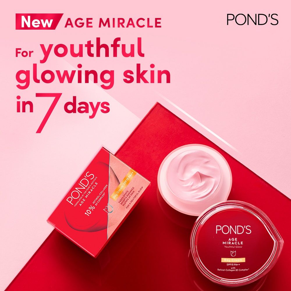 Pond’s Age Miracle Anti Aging Day Cream with 10% Retinol-C Niacinamide & Collagen Complex SPF 15 PA++, 35g Buy at Indicrest Image 8