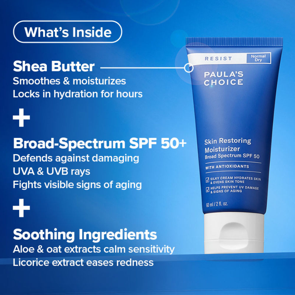 Paula's Choice Resist Skin Restoring Moisturizer SPF 50, 60ml
