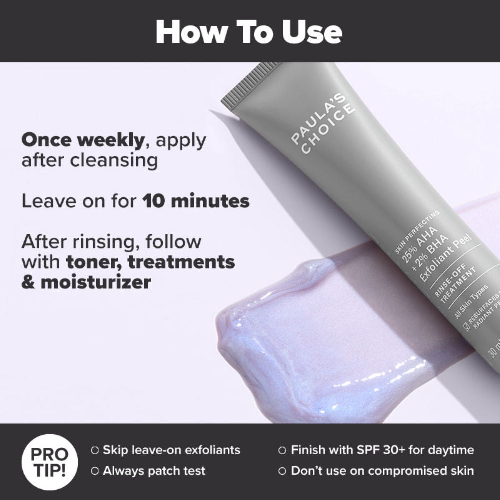 Paula's Choice Skin Perfecting 25% AHA + 2% Bha Exfoliant Peel, 30ml