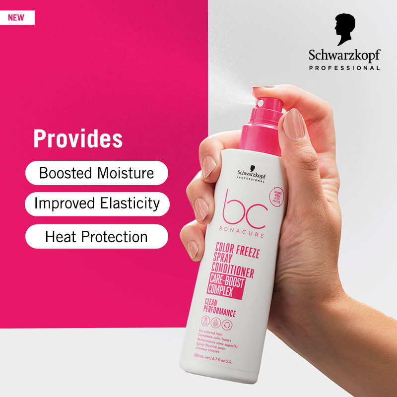 Schwarzkopf Professional Bonacure Color Freeze Spray Conditioner pH 4.5, 200ml Buy at Indicrest Image 5