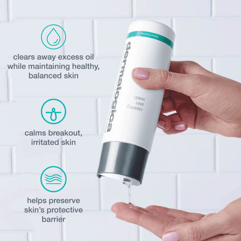 Dermalogica Clearing Skin Wash For Oily & Acne-prone Skin With Salycylic Acid & Lavendar, 250ml