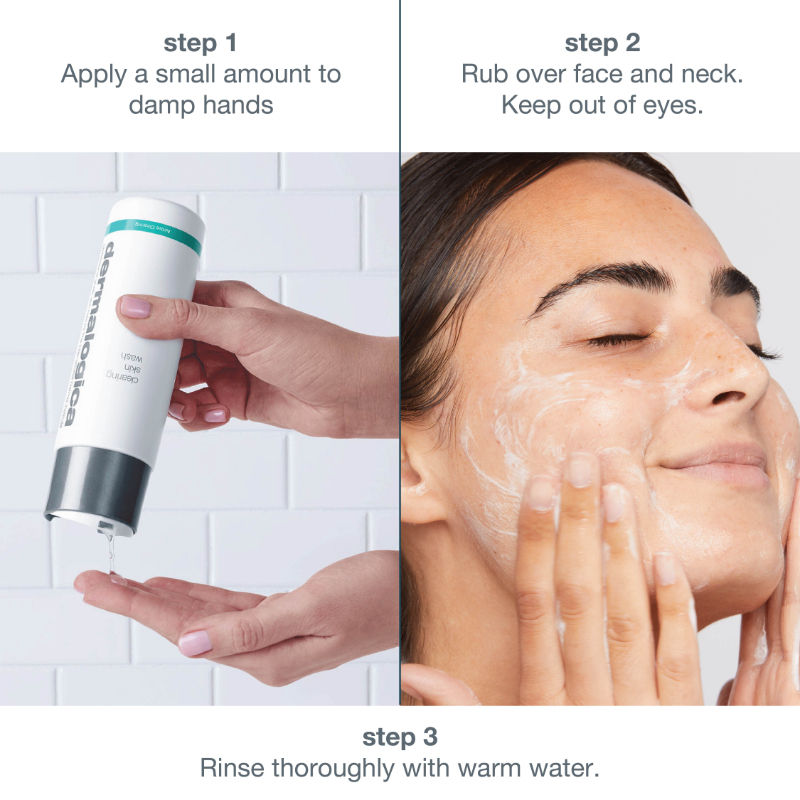 Dermalogica Clearing Skin Wash For Oily & Acne-prone Skin With Salycylic Acid & Lavendar, 250ml