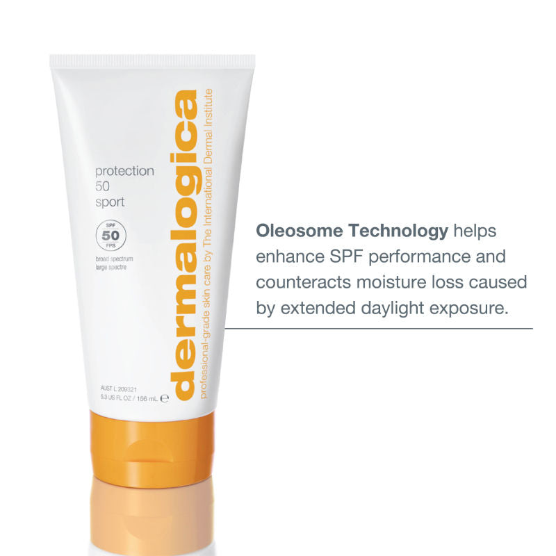 Dermalogica Protection 50 Sport SPF 50 Face & Body Sunscreen With Oleosome Microspheres, 156ml