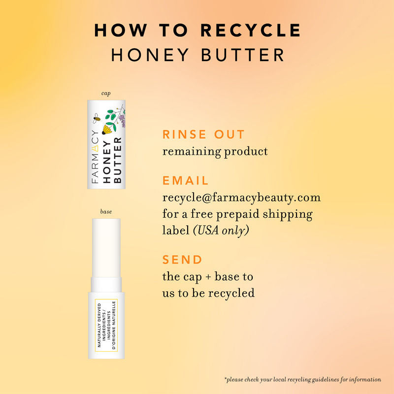 Farmacy Beauty Honey Butter Beeswax Lip Balm, 3.4g