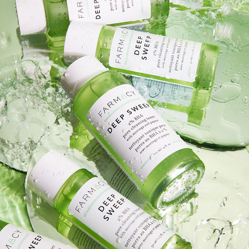 Farmacy Beauty Deep Sweep 2% BHA Pore Cleaning Toner With Salicylic Acid & Moringa Water, 120ml