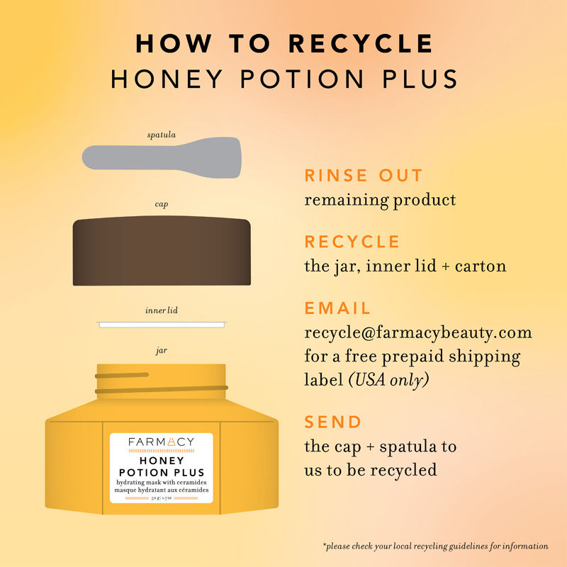 Farmacy Beauty Honey Potion Plus Ceramide Hydration Mask, 50g
