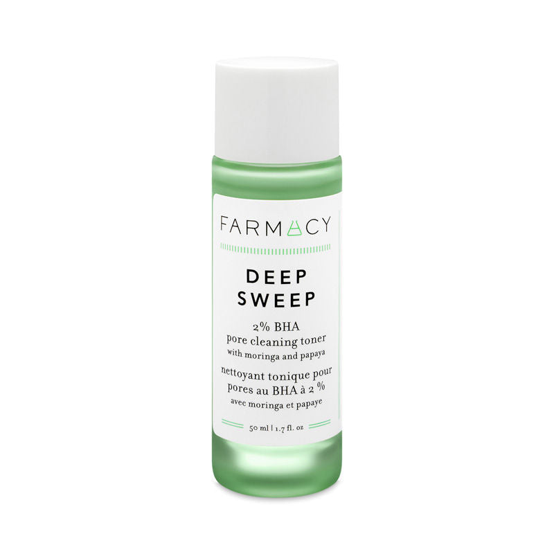 Farmacy Beauty Deep Sweep 2% BHA Pore Cleaning Toner With Salicylic Acid & Moringa Water, 50ml, Buy from Indicrest