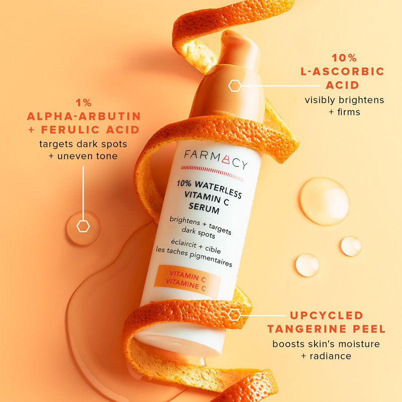Farmacy Beauty 10% Waterless Vitamin C Serum, 30ml