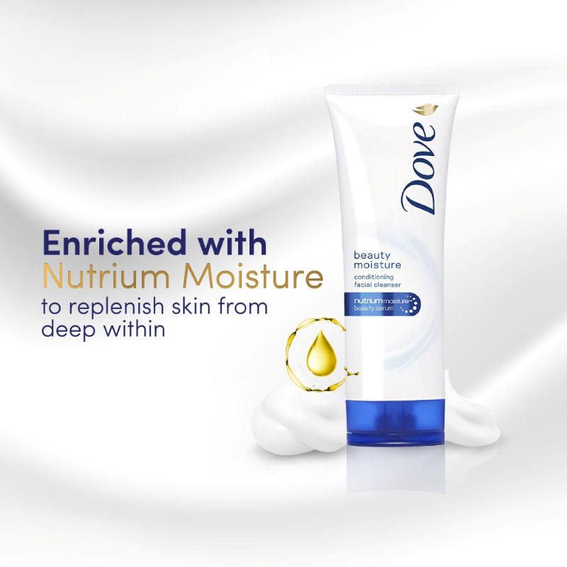 Dove Beauty Moisture Conditioning Face Wash Cleanser, 50g Buy at Indicrest Image 3