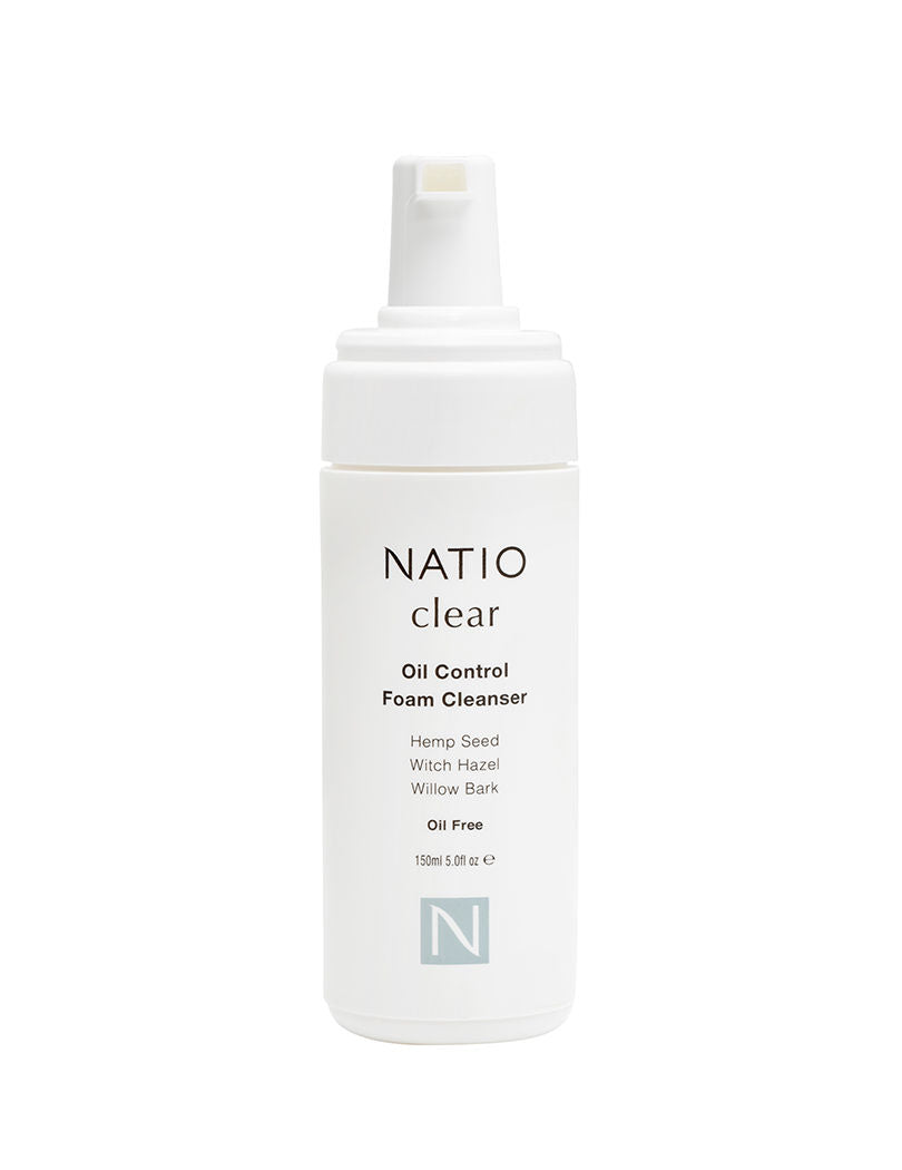 Natio Clear Oil Control Foam Cleanser, 150ml
