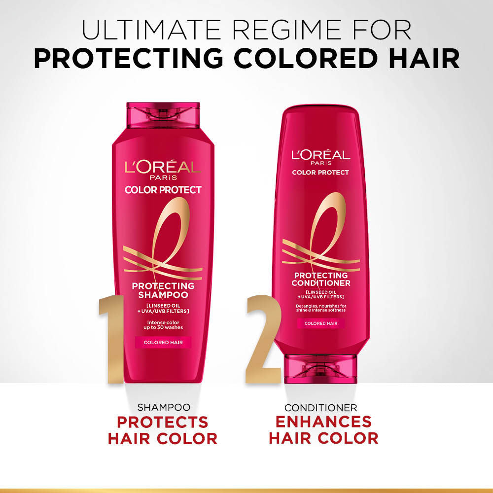L'Oreal Paris Colour Protect Shampoo With UVA & UVB For Colour-Treated Hair, 340ml Buy at Indicrest Image 7