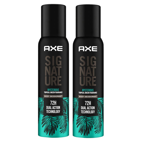 Axe Sigture Body Perfume Mysterious Pack Of 2, 400ml Buy at Indicrest