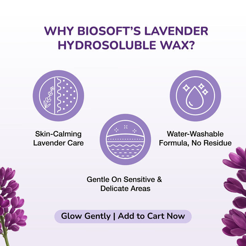 Biosoft Lavender Hydrosoluble Wax, 800g Buy at Indicrest Image 5