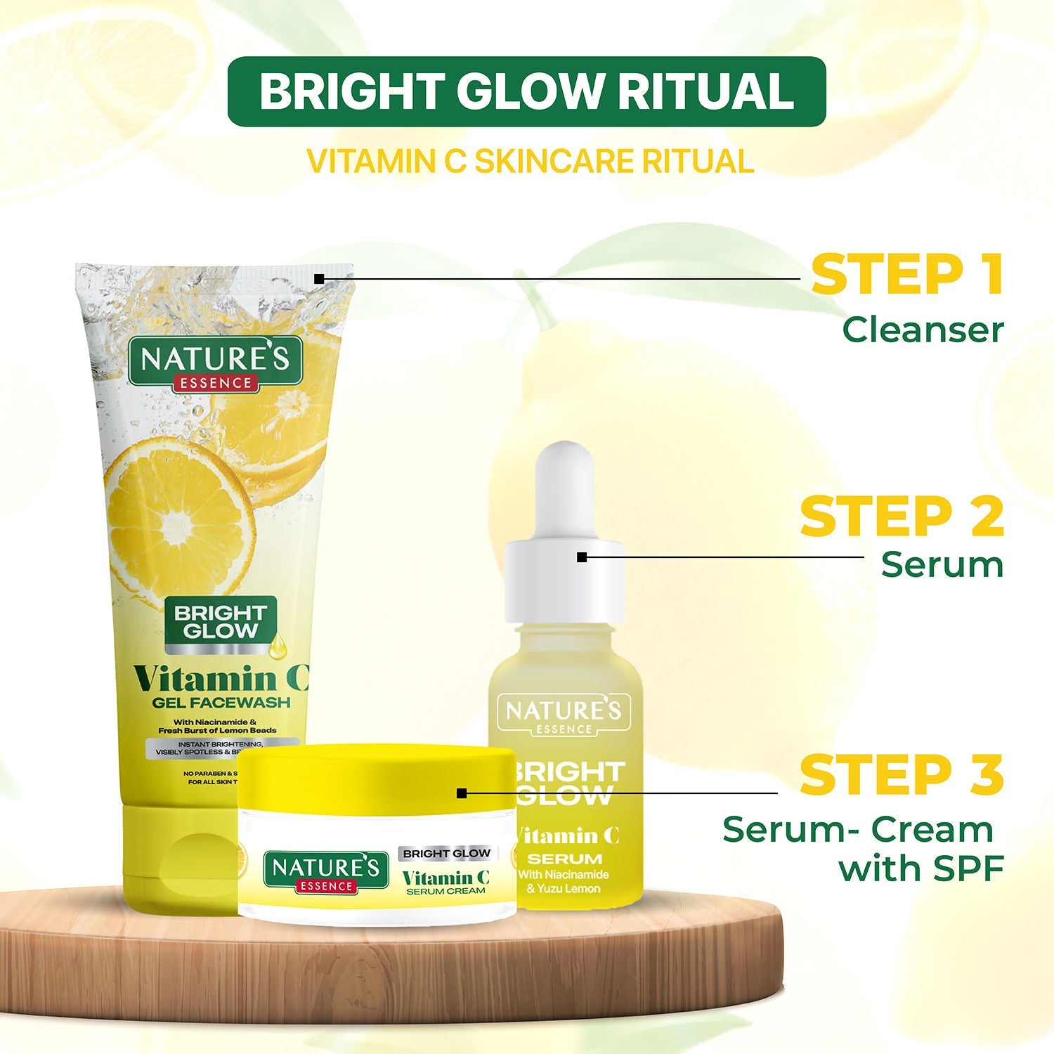 Nature's Essence Bright Glow Vitamin C Serum Cream, 25g Buy at Indicrest Image 6