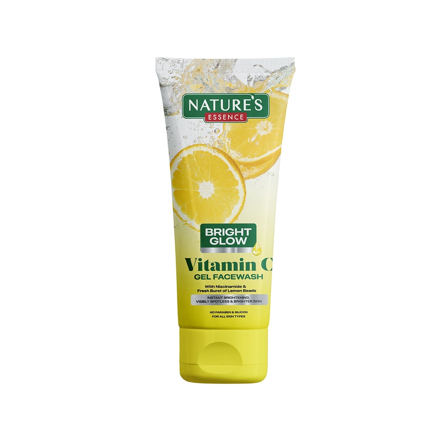 Nature's Essence Bright Glow Vitamin C Gel Facewash, 50g Buy at Indicrest Image 2