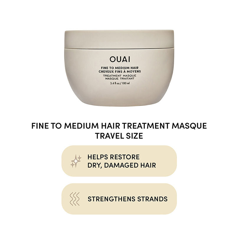 OUAI Fine To Medium Hair Treatment Masque, 100ml, Buy from Indicrest