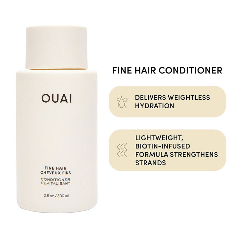 OUAI Fine Hair Conditioner, 300ml, Buy from Indicrest