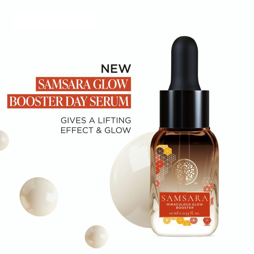 Forest Essentials Samsara Miraculous Glow Booster Anti-Ageing Day Serum, 10ml, Buy from Indicrest