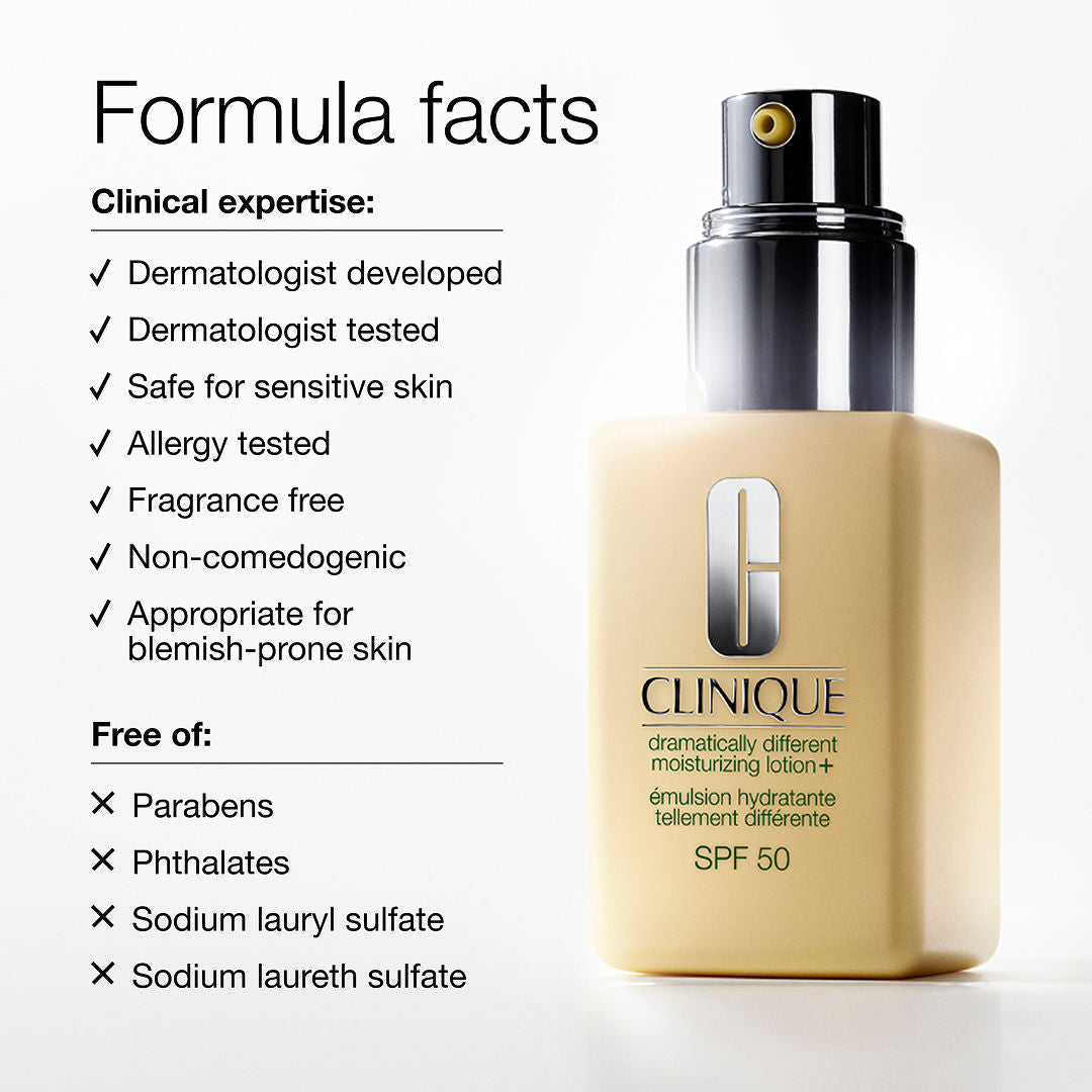 Clinique Dramatically Different Moisturizing Lotion SPF 50 - Moisturizer + Sunscreen, 50ml