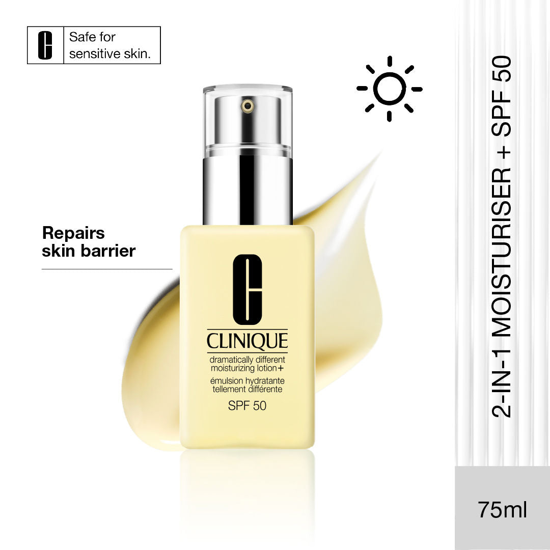 Clinique Dramatically Different Moisturizing Lotion SPF 50 - Moisturizer + Sunscreen, 75ml, Buy from Indicrest