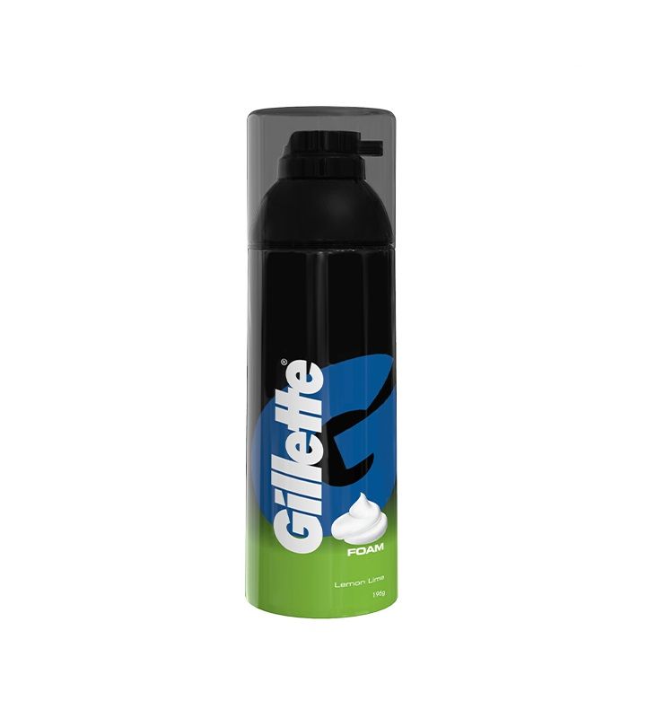Gillette Classic Lemon Lime Shave Foam, 196g Buy at Indicrest Image 4