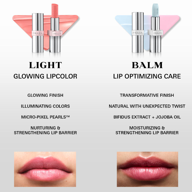 PRADA Light Glowing Lip Color - U018 Pink, 3.8g
