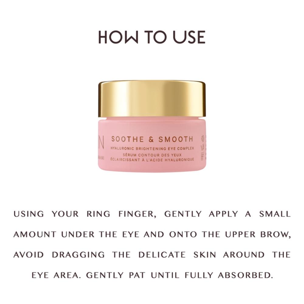 MZ SKIN Soothe & Smooth Hyaluronic Brightening Eye Complex, 14ml