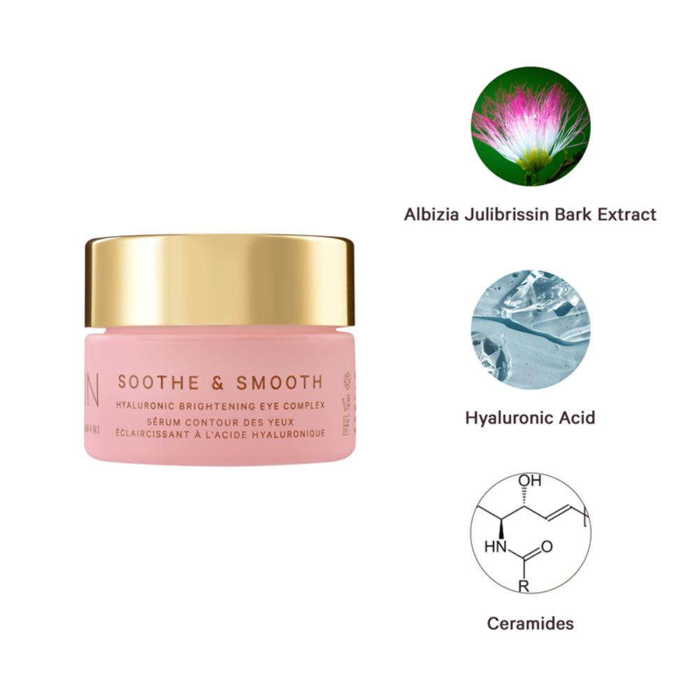 MZ SKIN Soothe & Smooth Hyaluronic Brightening Eye Complex, 14ml