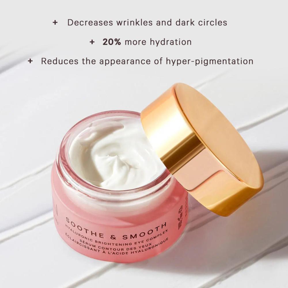 MZ SKIN Soothe & Smooth Hyaluronic Brightening Eye Complex, 14ml