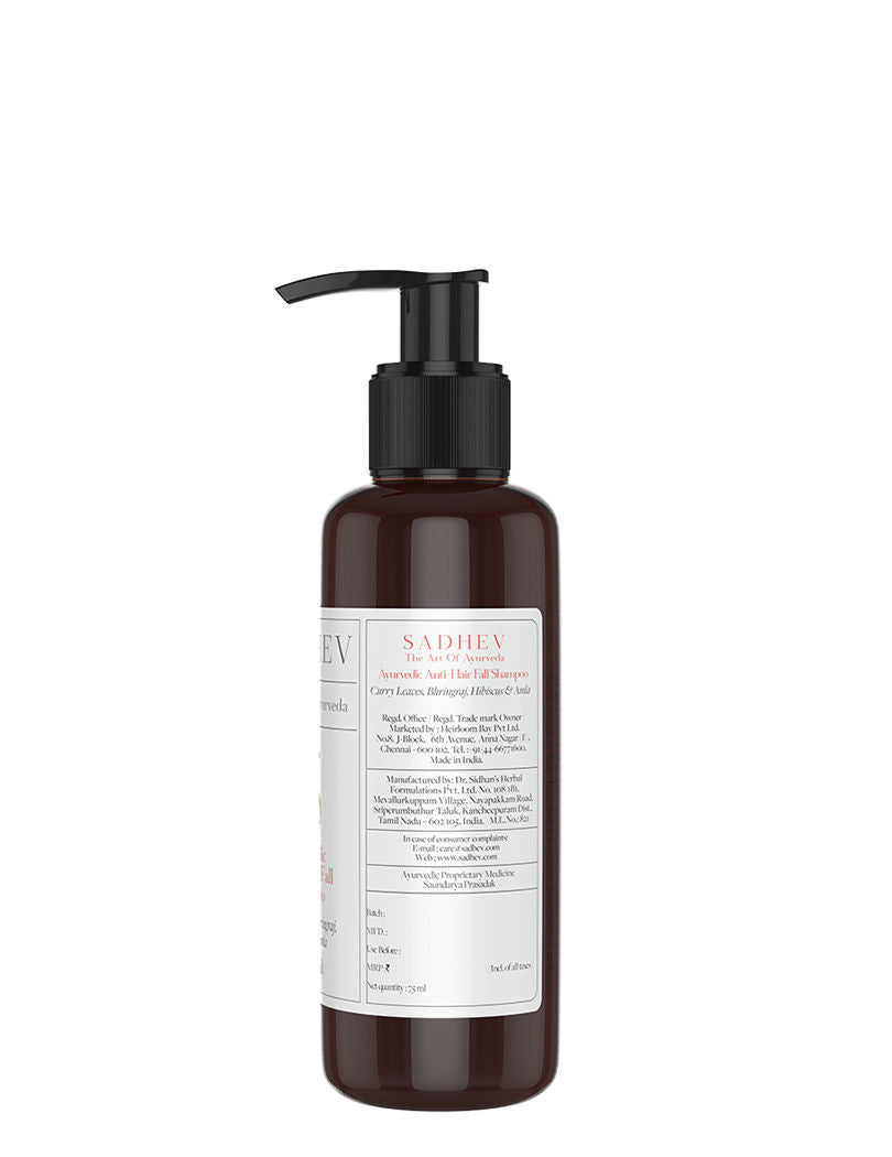 SADHEV Ayurvedic Anti-Hairfall Shampoo, 75ml