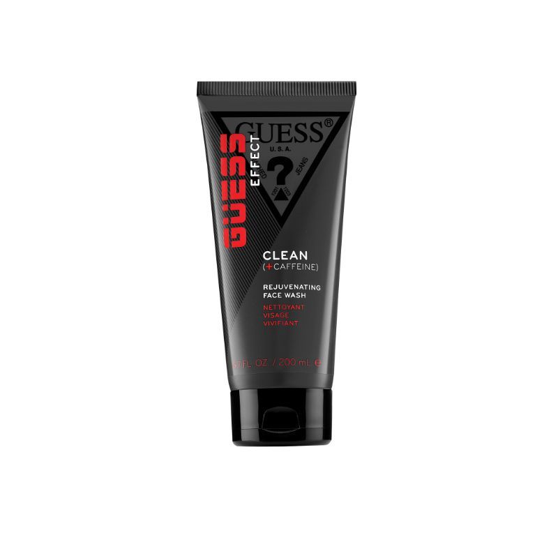 GUESS Grooming Effect Clean + Caffeine Rejuveting Face Wash, 200ml, Buy from Indicrest