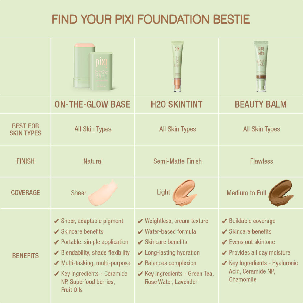 PIXI On-The-Glow Base Foundation Stick - Fair, 19g