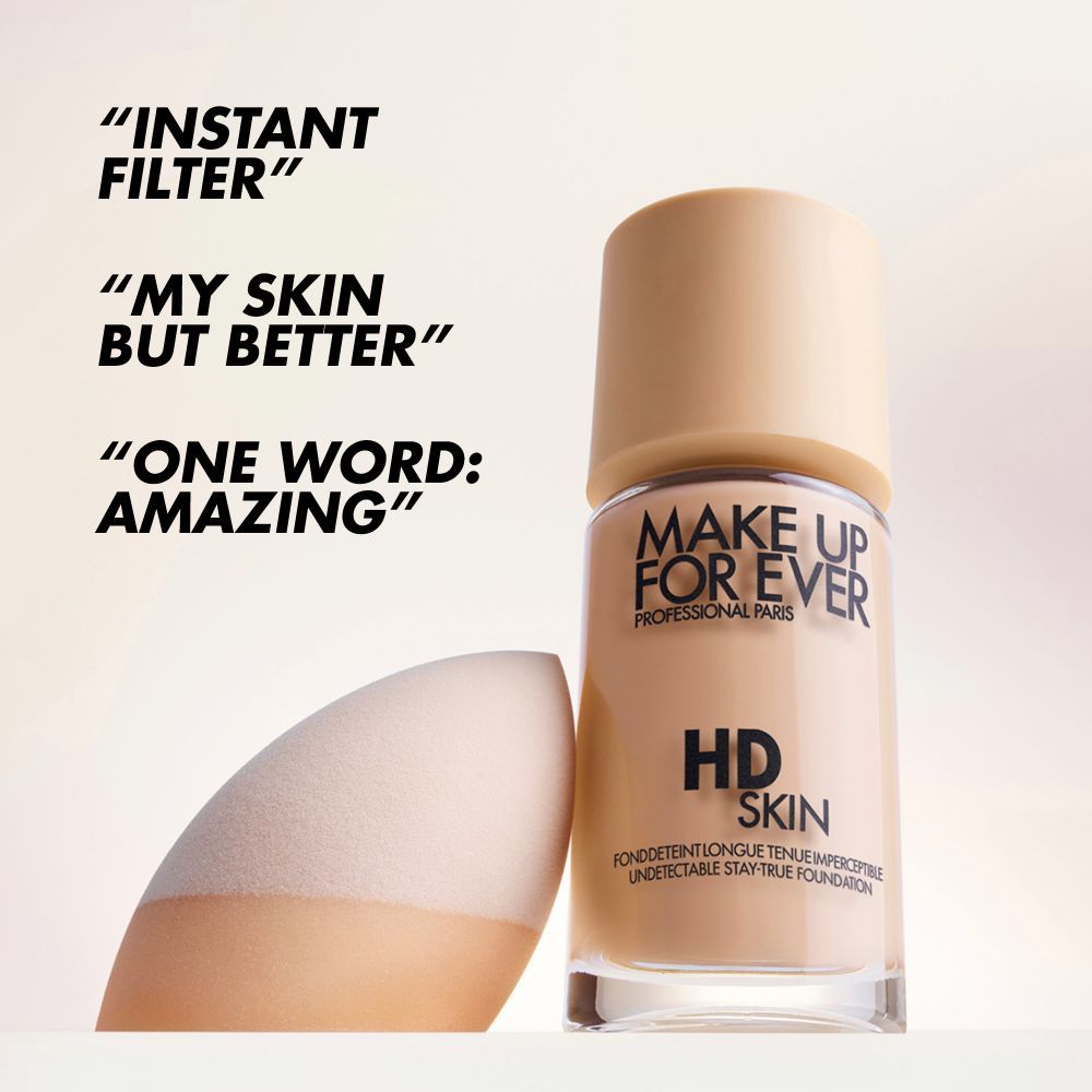 MAKE UP FOR EVER HD Skin Foundation - Beige - 1N14, 30ml