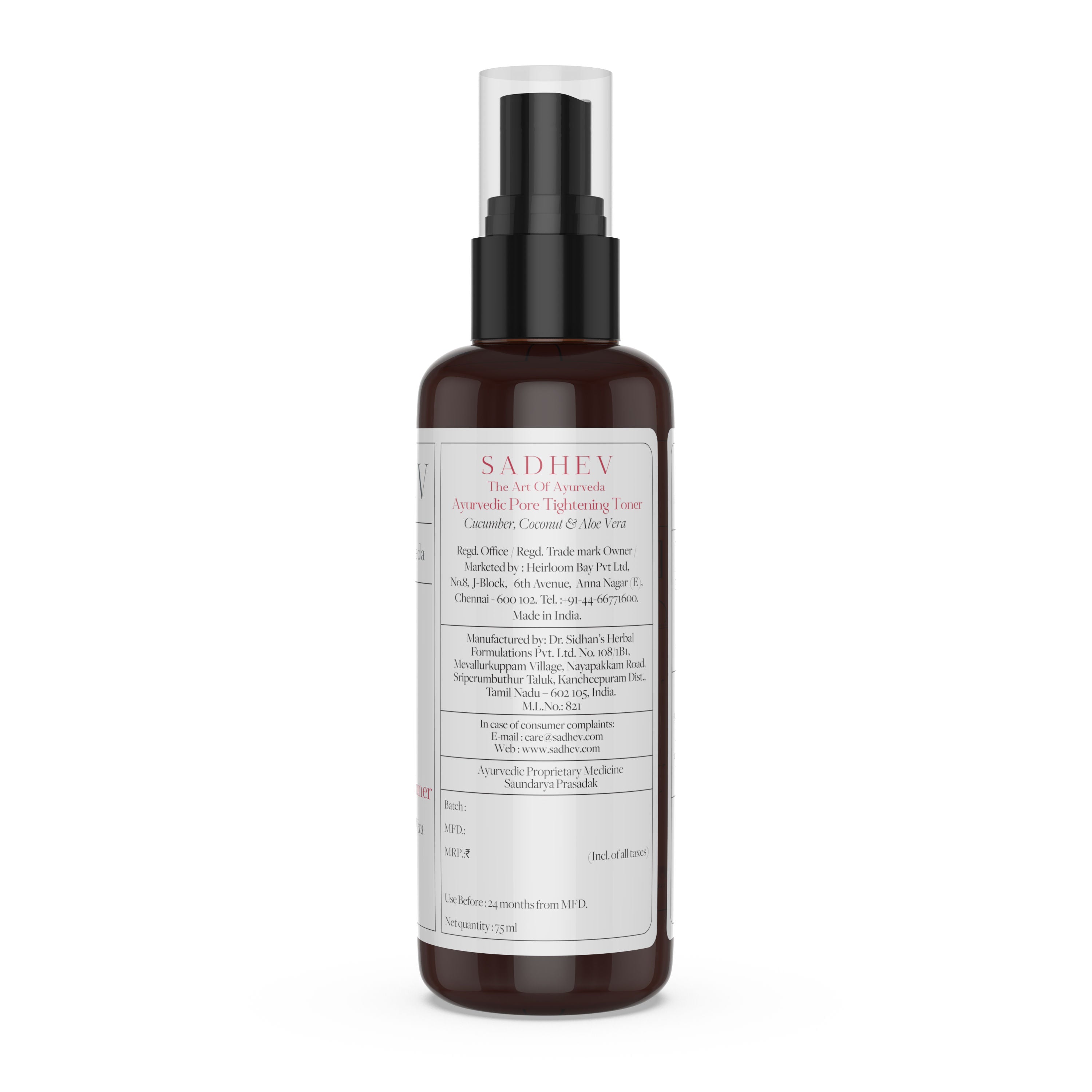 SADHEV Exotic Pore Tightening Toner, 75ml