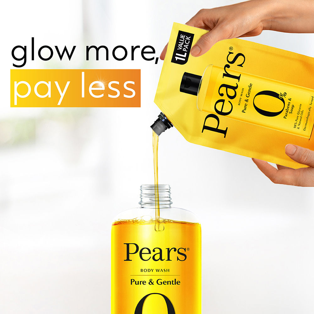 Pears Pure & Gentle Refill Body Wash, 1Liter Buy at Indicrest Image 8